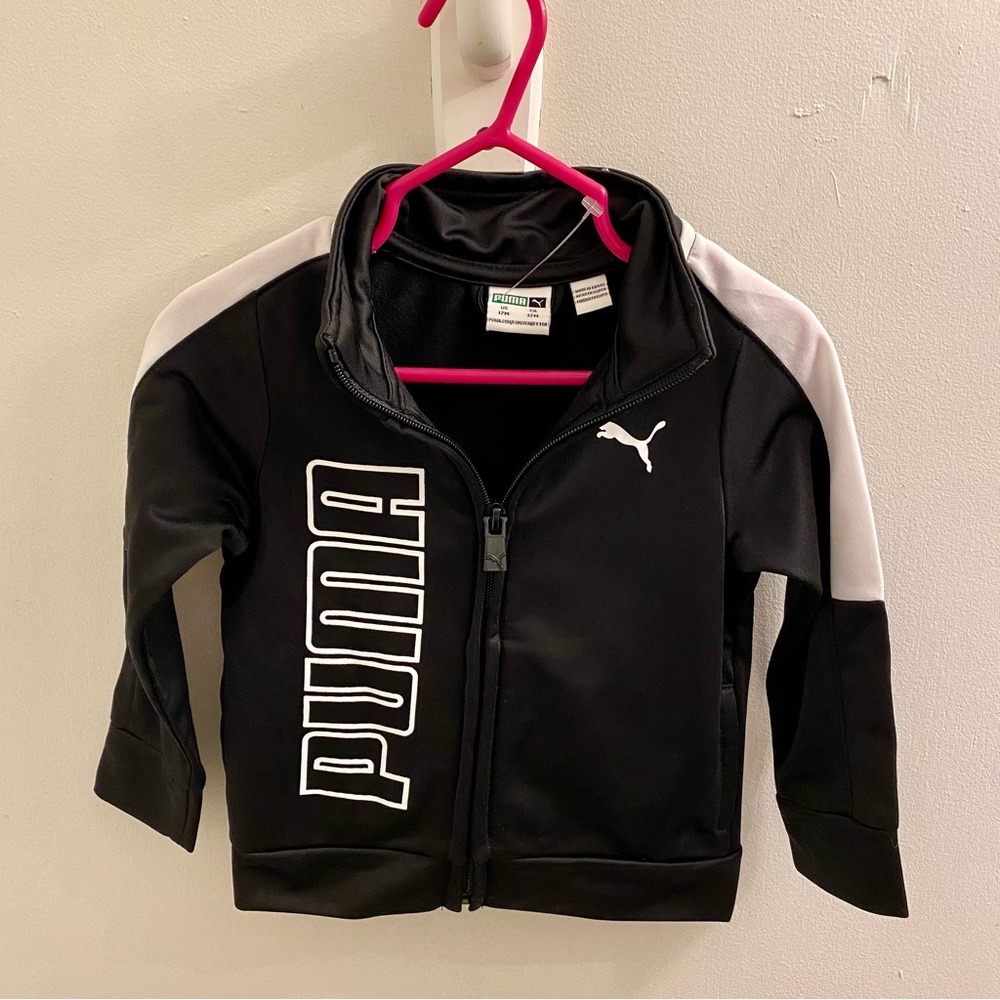 NWOT Baby Puma Zip Up Jacket Size 12M